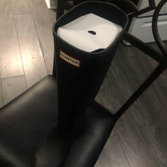 Refined Long Slim Fit Rain Boot - Picture 2 of 3